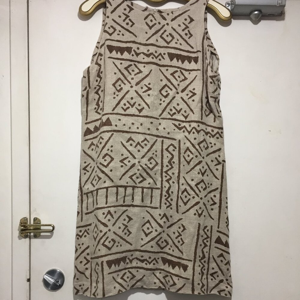 VINTAGE DIANNE B NEW YORK SLEEVELESS PRINT DRESSES SIZE 10